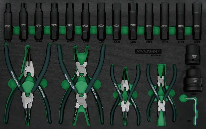 Zestaw 24szt. narzędzi we wkładce EVA