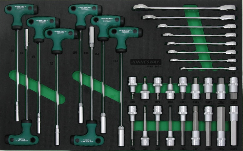 Zestaw 34szt. narzędzi we wkładce EVA